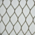 Interwoven stainless cable mesh